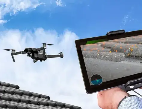 drone nettoyage toiture Barenton-2