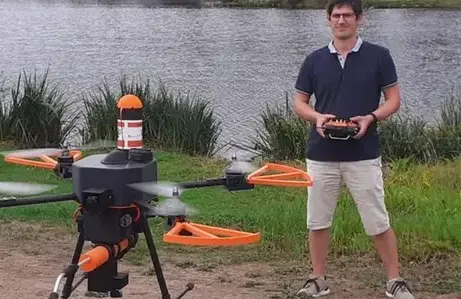 drone nettoyage toiture Barenton-3