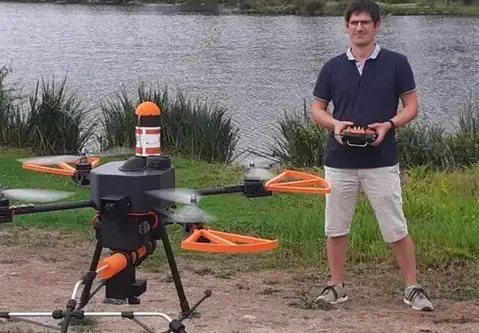 drone nettoyage toiture Isigny-le-Buat-3